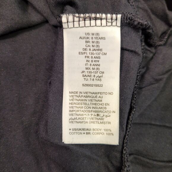 Spotted Zebra Girl Far Out Spaceship Lovely Alien Black Dress Size Medium(8) - Picture 7 of 9